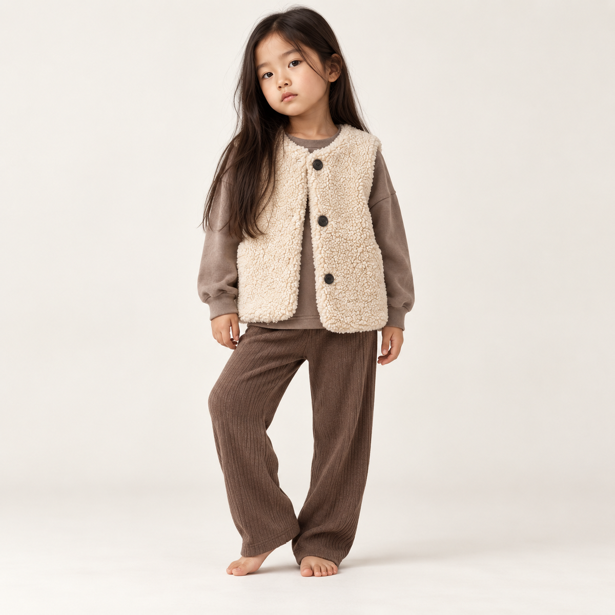 THE TEDDY FLEECE GILET