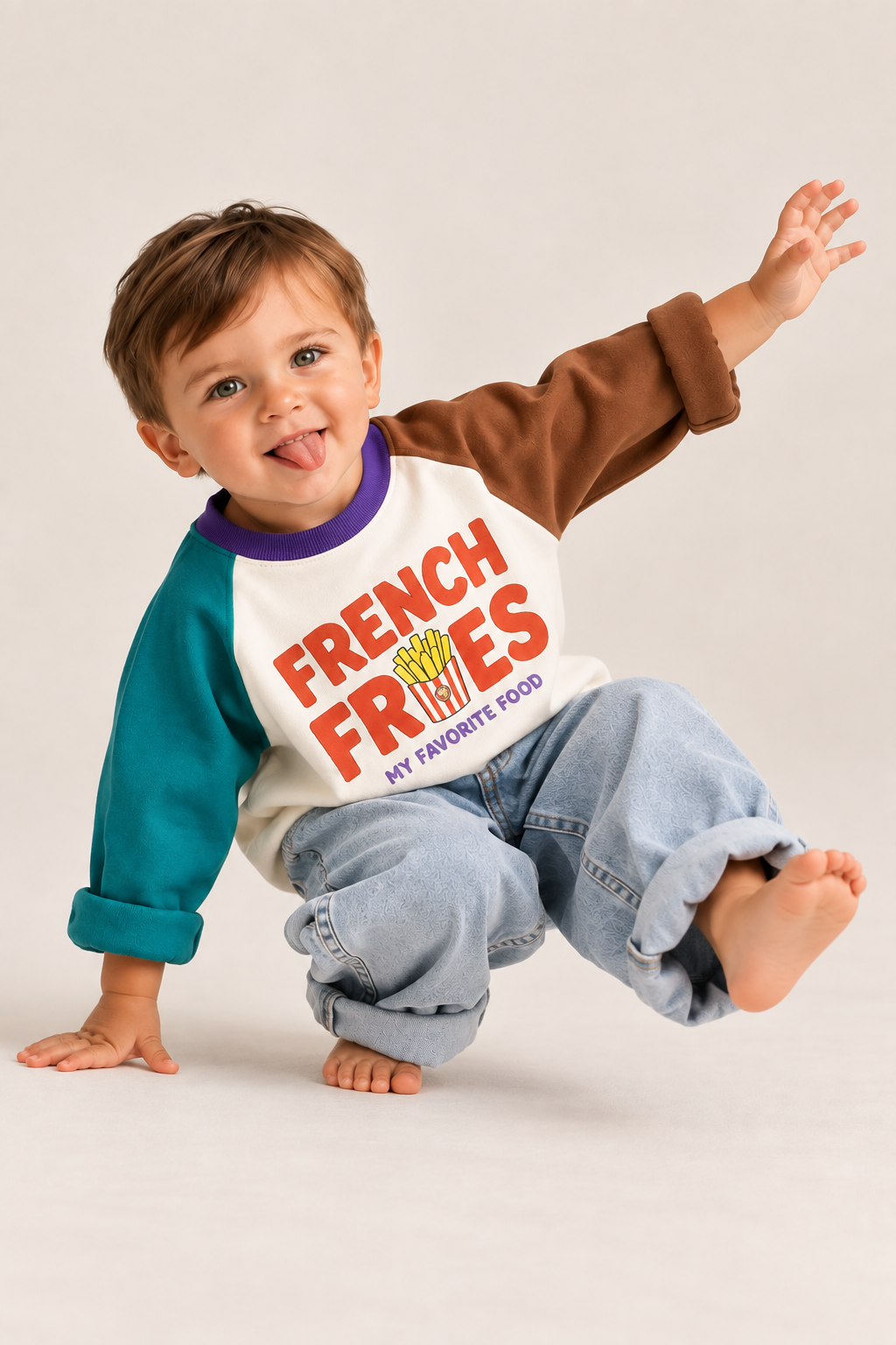 THE RETRO FOODIE LONG SLEEVE T-SHIRT