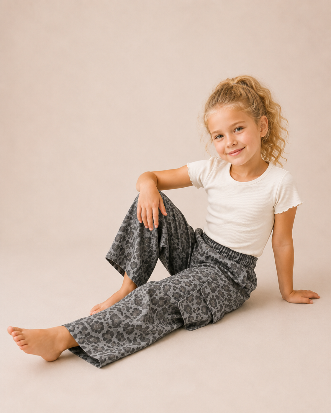 THE LEOPARD CARGO TROUSERS