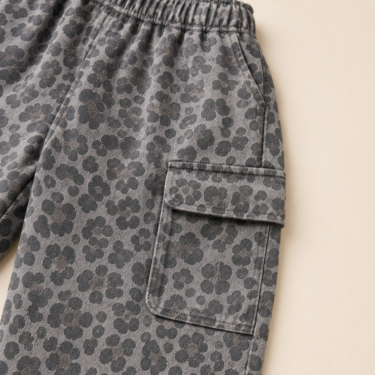 THE LEOPARD CARGO TROUSERS