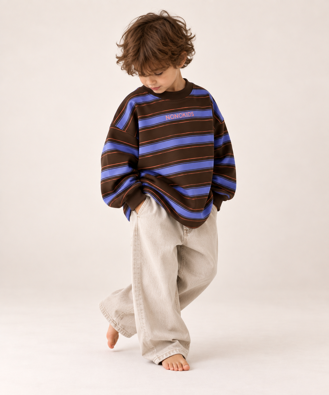 THE RETRO STRIPE OVERSIZED TEE