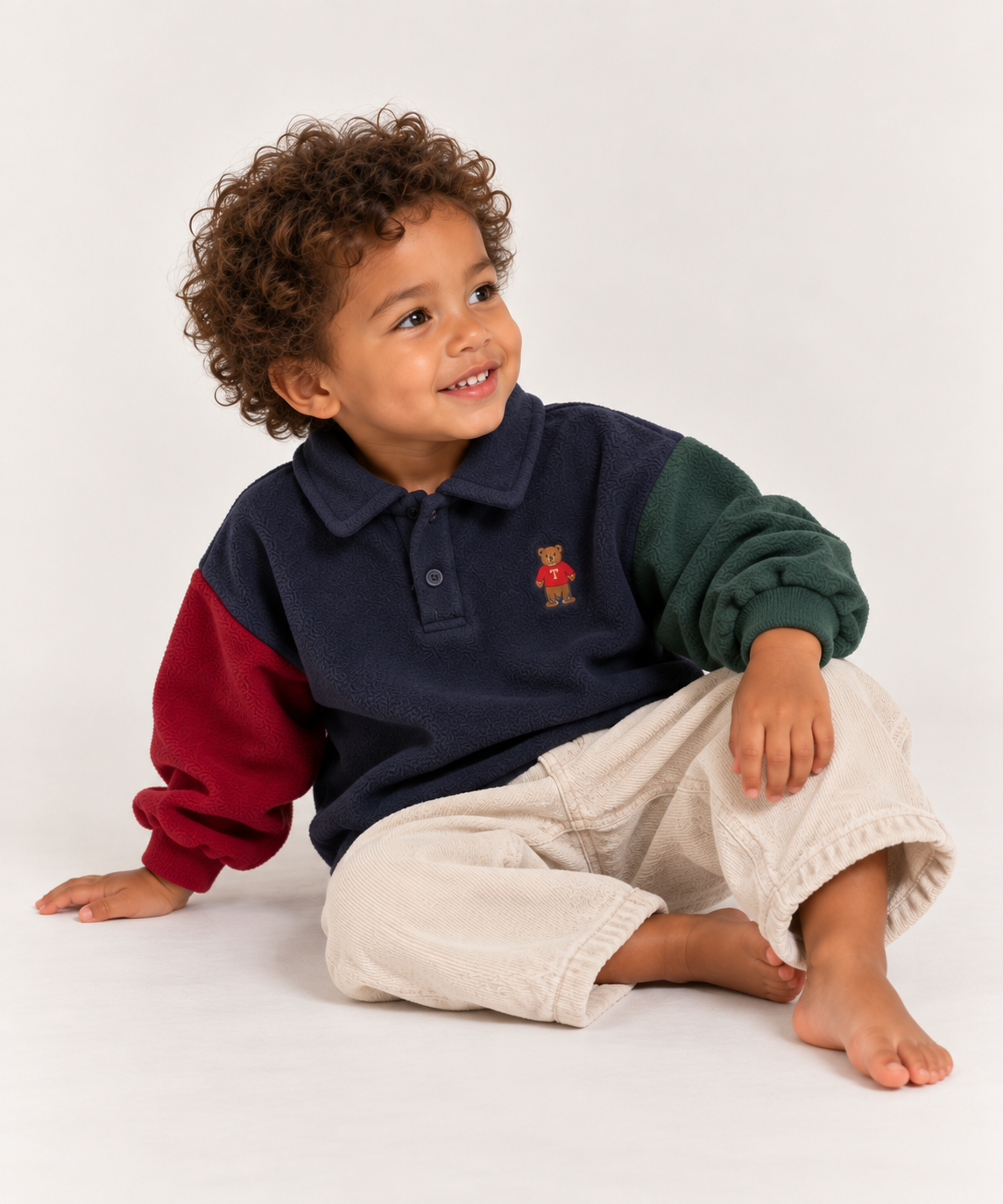THE TEDDY CLUB FLEECE POLO