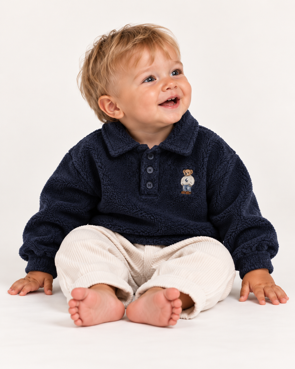 THE LITTLE BEAR FLEECE POLO