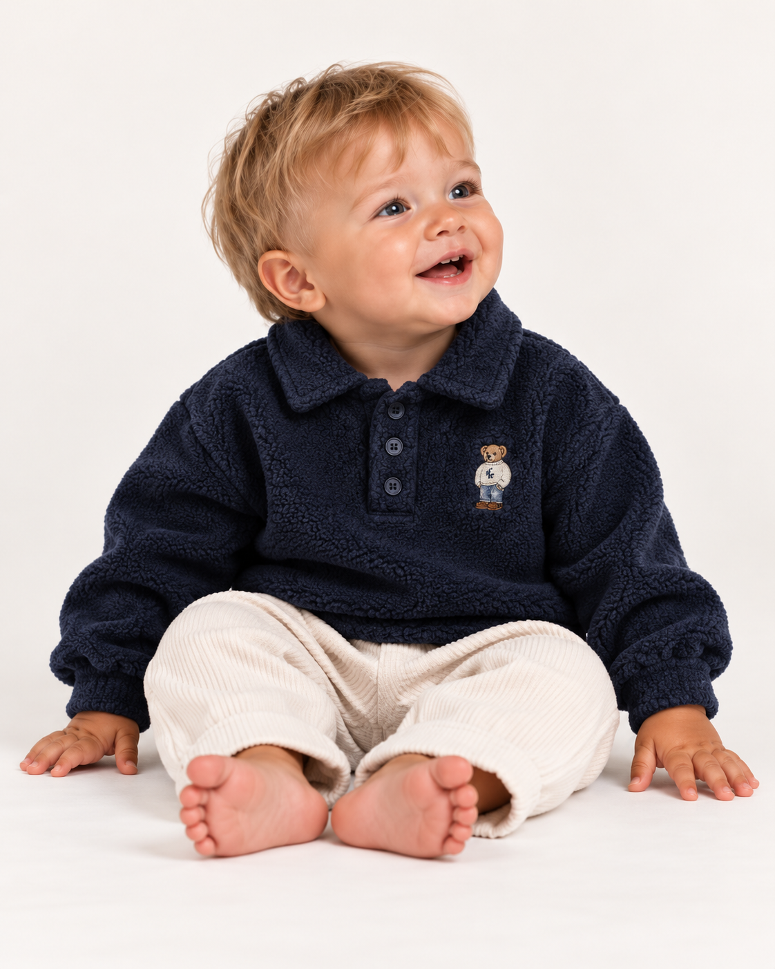 THE LITTLE BEAR FLEECE POLO