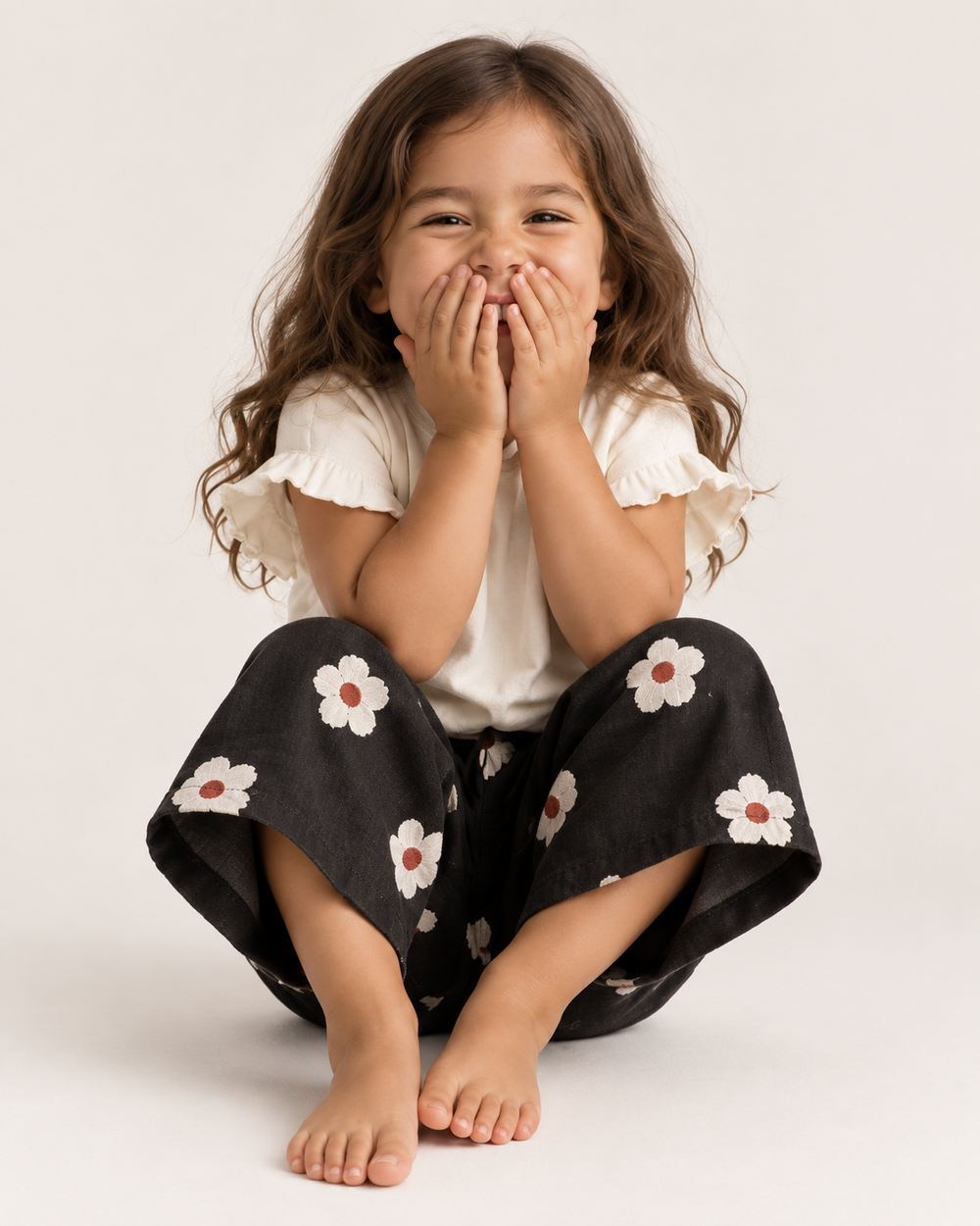 THE DAISY BLOOM CROPPED TROUSERS