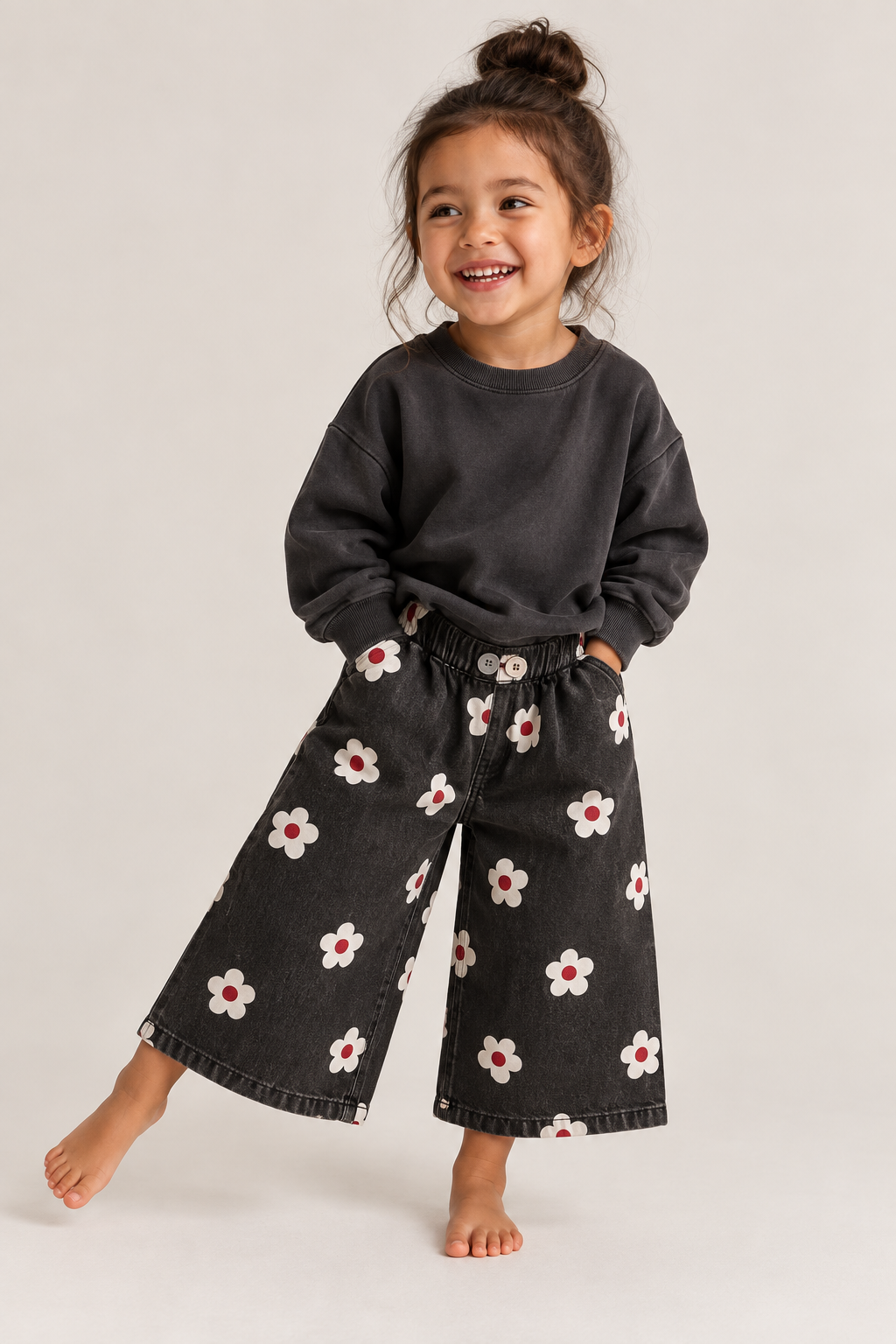 THE DAISY BLOOM CROPPED TROUSERS