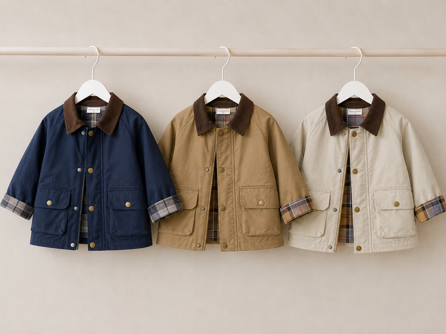 Spring Plaid Farmers Jacket