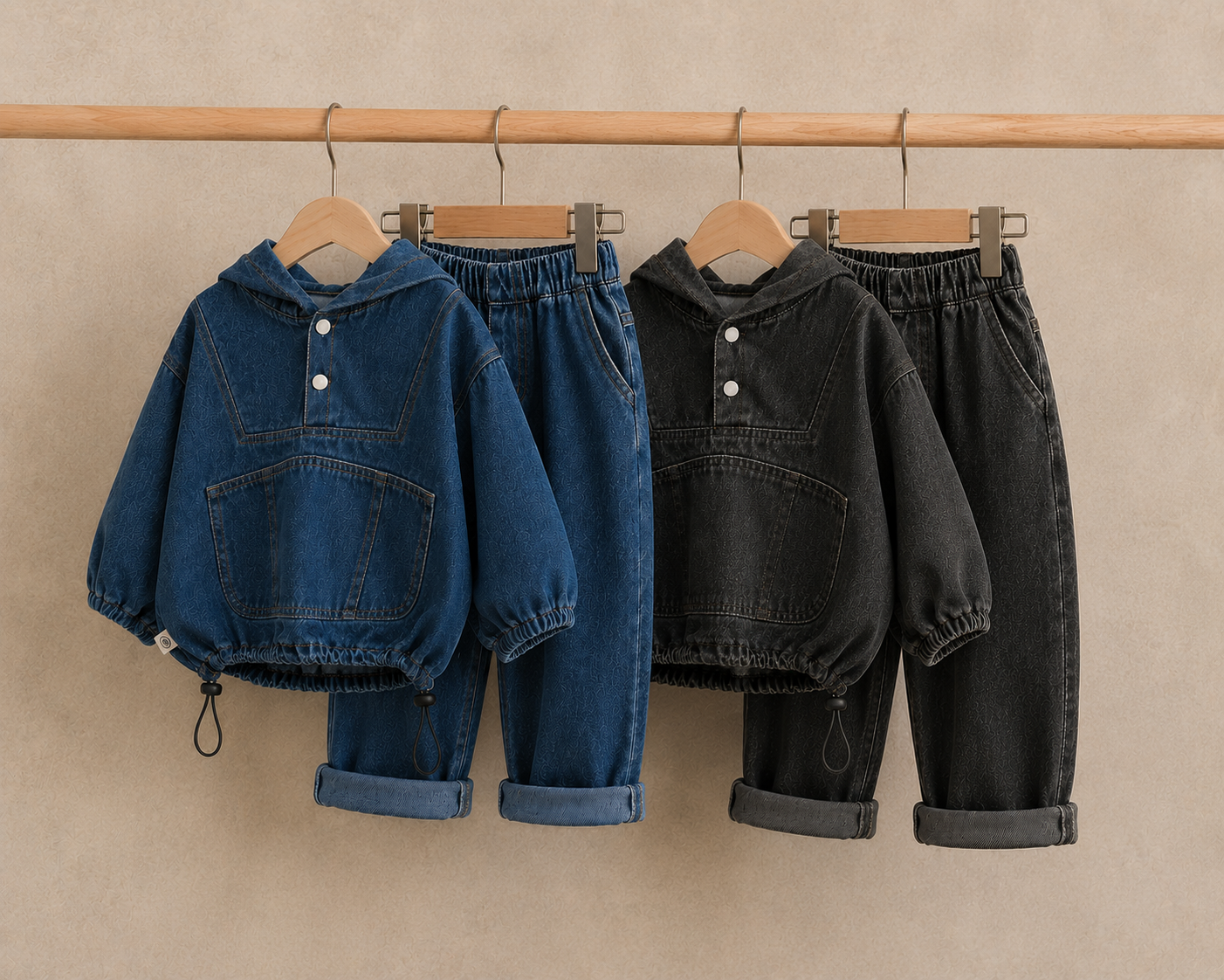 Denim Days Hoodie Set