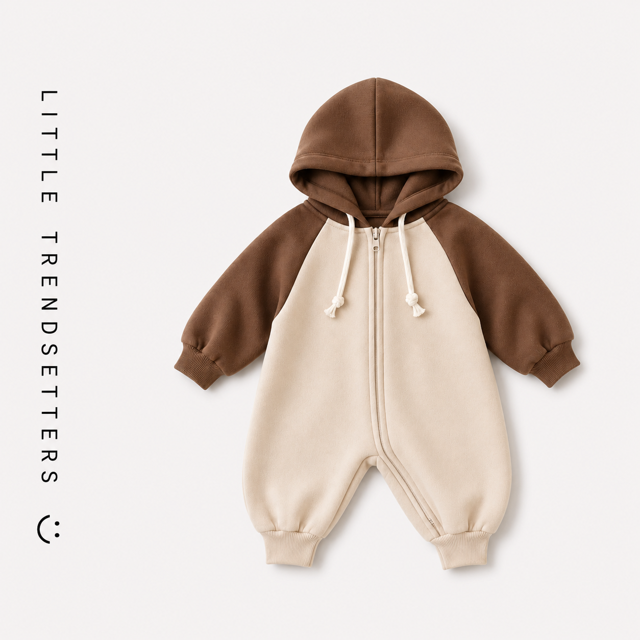 Cosy Hooded Zip Romper