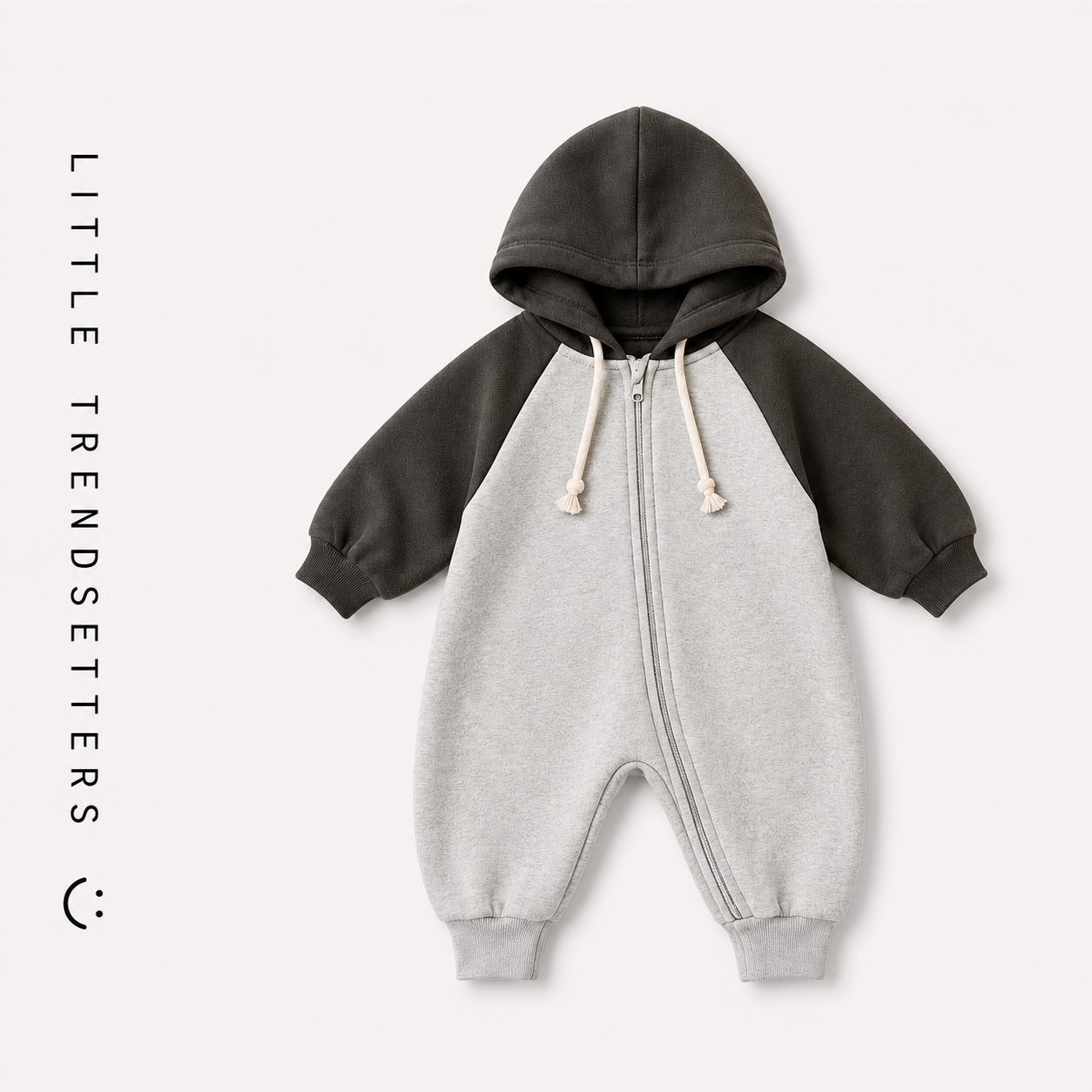Cosy Hooded Zip Romper
