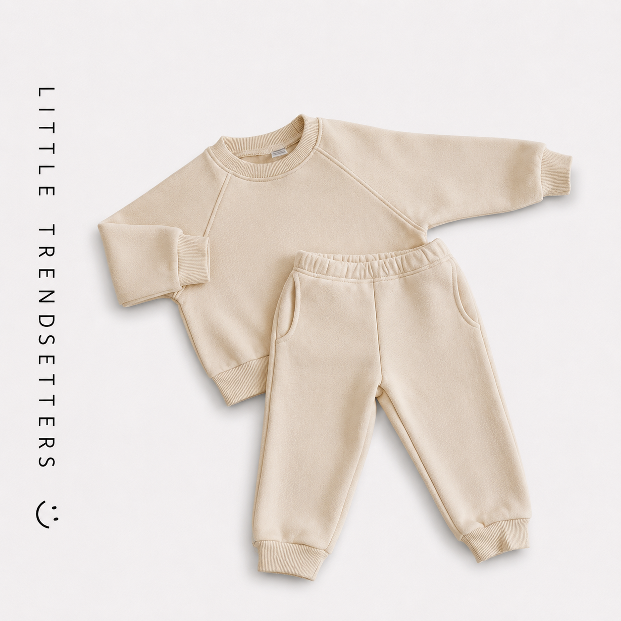 Everyday Neutrals Sweater Tracksuit Set