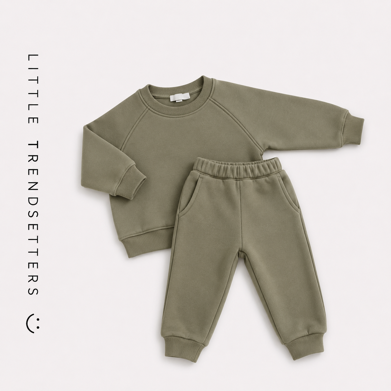 Everyday Neutrals Sweater Tracksuit Set
