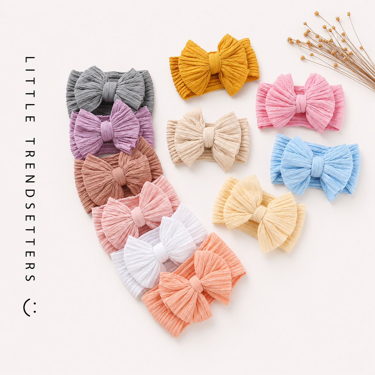 Textured Bow Headbands