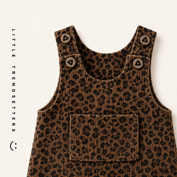 THE LEOPARD PRINT DUNGAREES