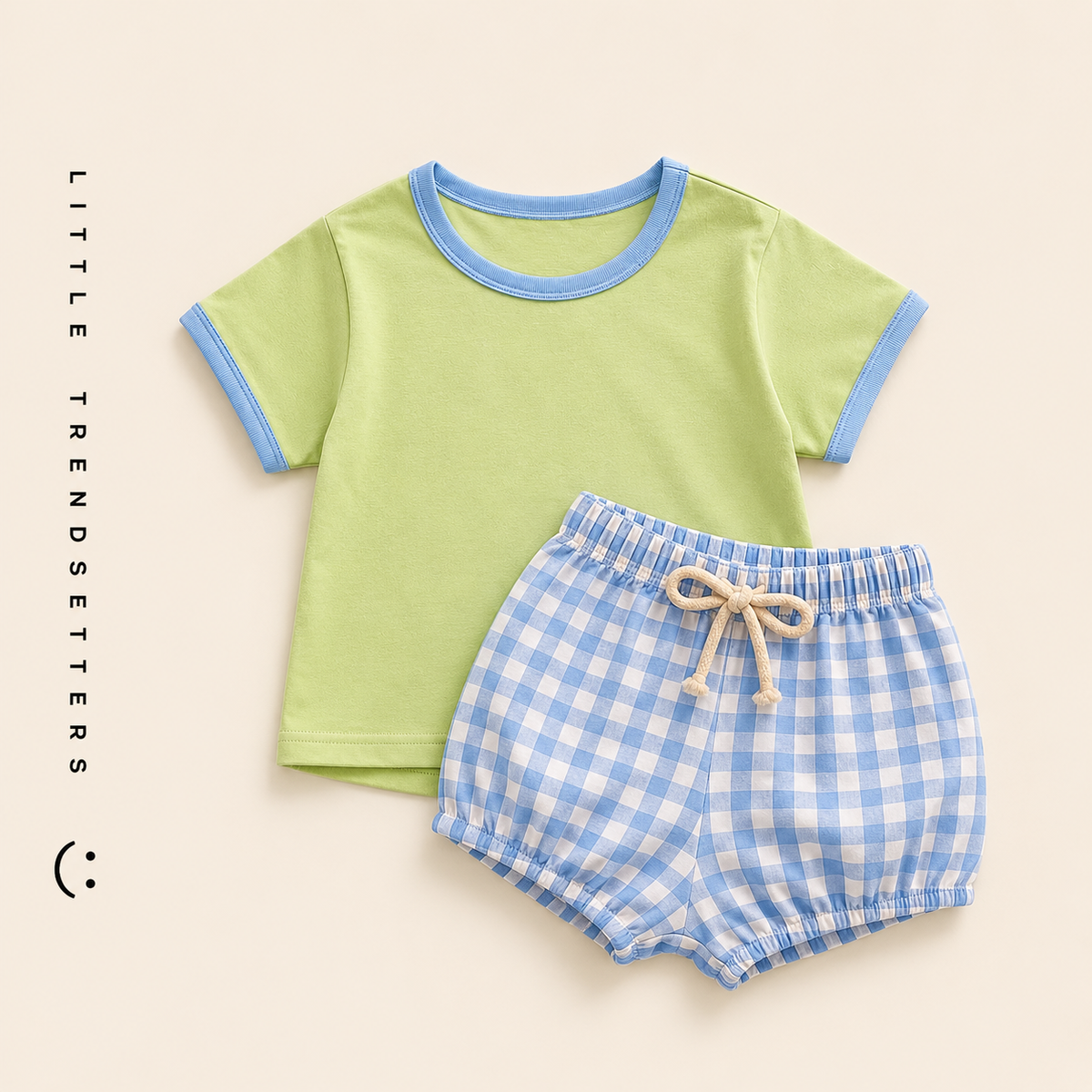 THE FOWEY GINGHAM SET
