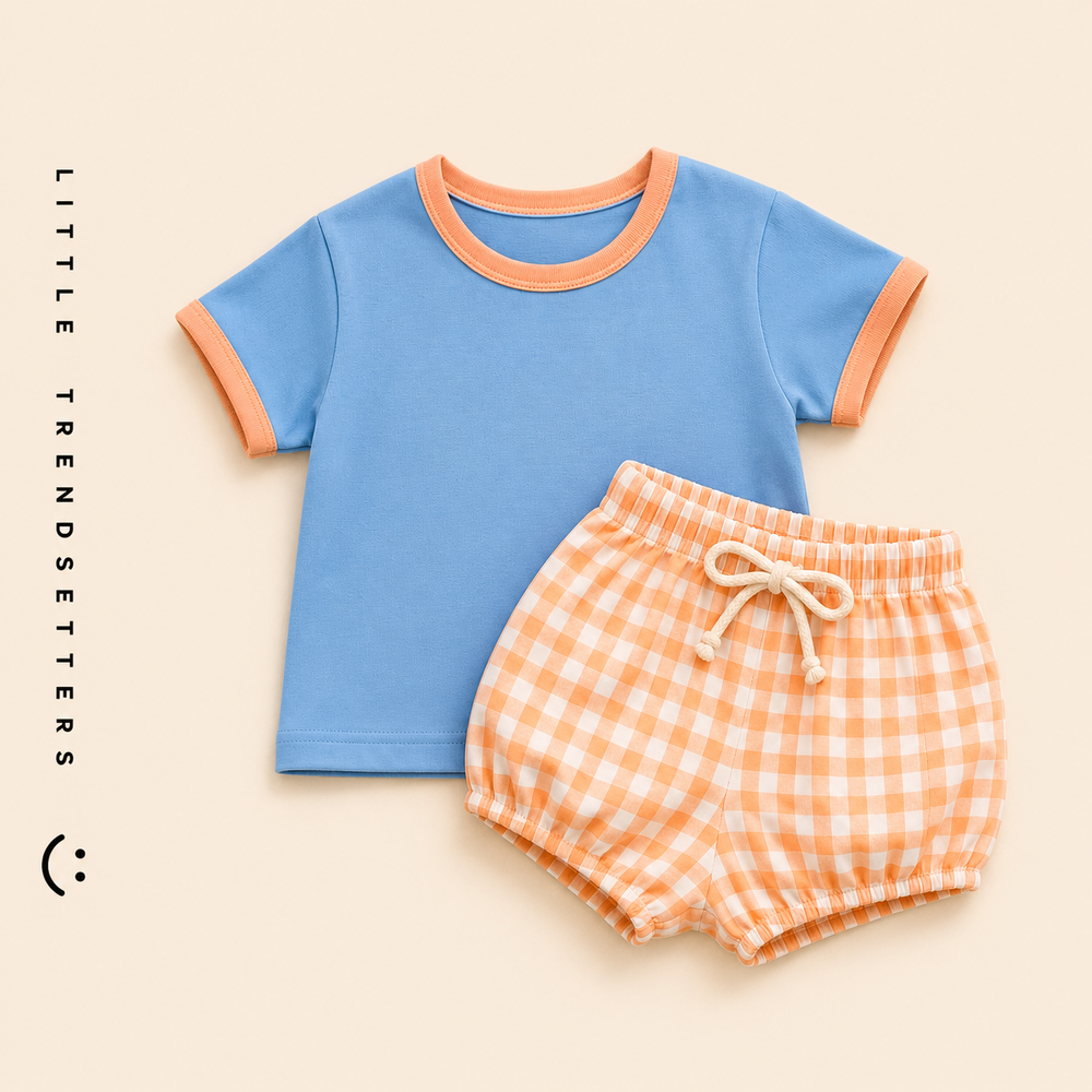 THE FOWEY GINGHAM SET