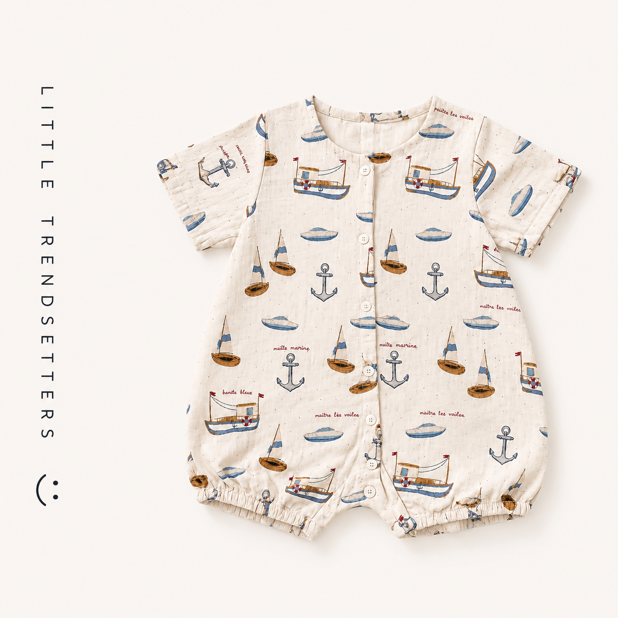 Seaside Rompers