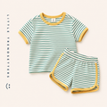 Green Stripe / 9-12 Months