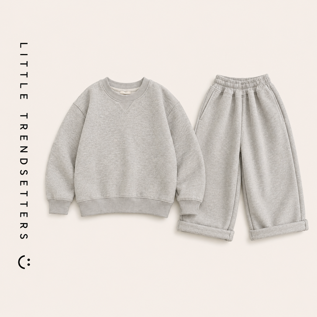 Oversized Straight Leg Sweatshirt Set