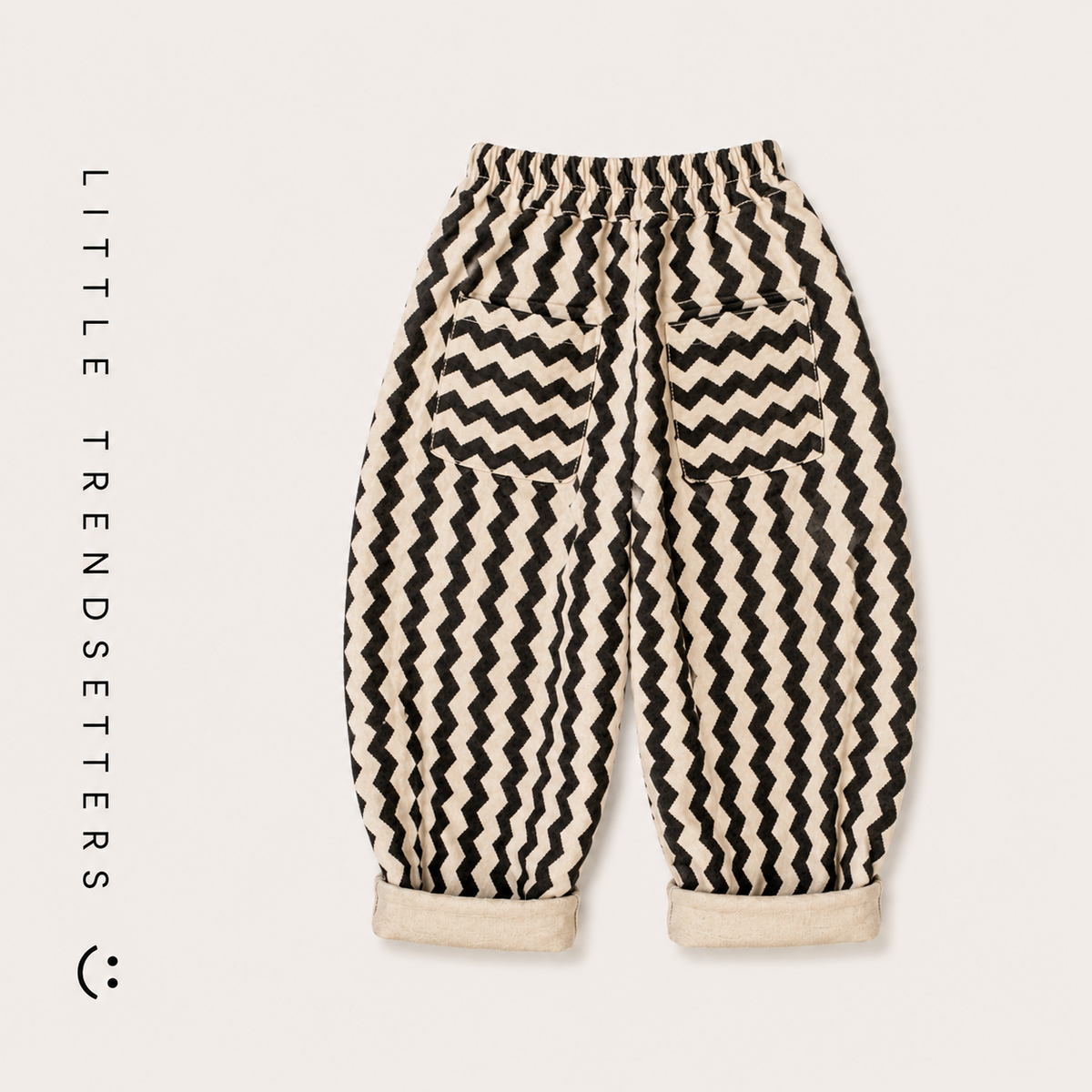 THE ZIGZAG BARREL TROUSERS