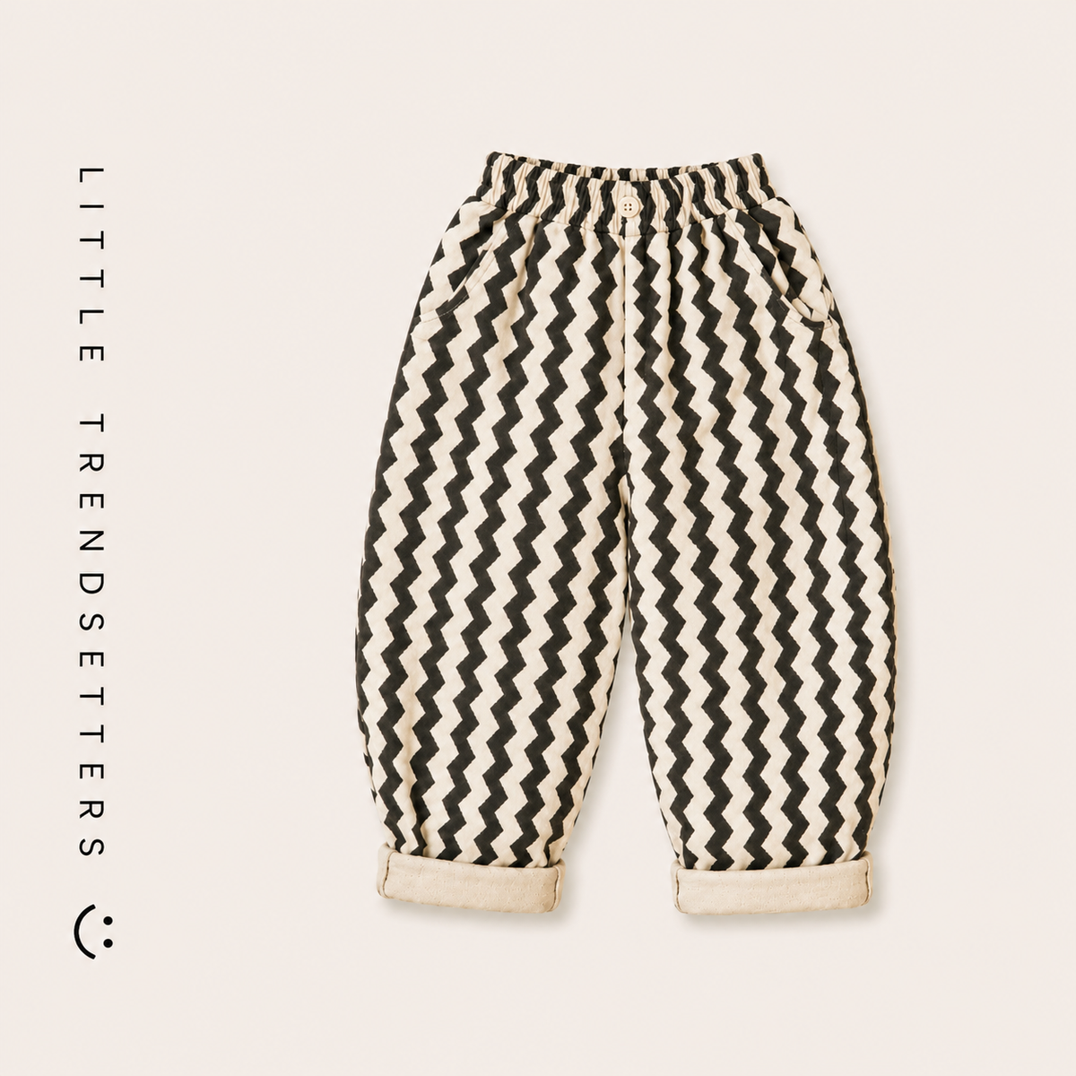 THE ZIGZAG BARREL TROUSERS