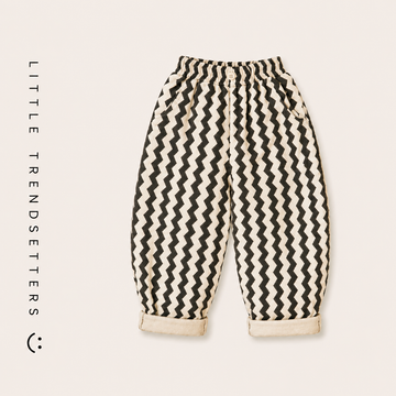 THE ZIGZAG BARREL TROUSERS
