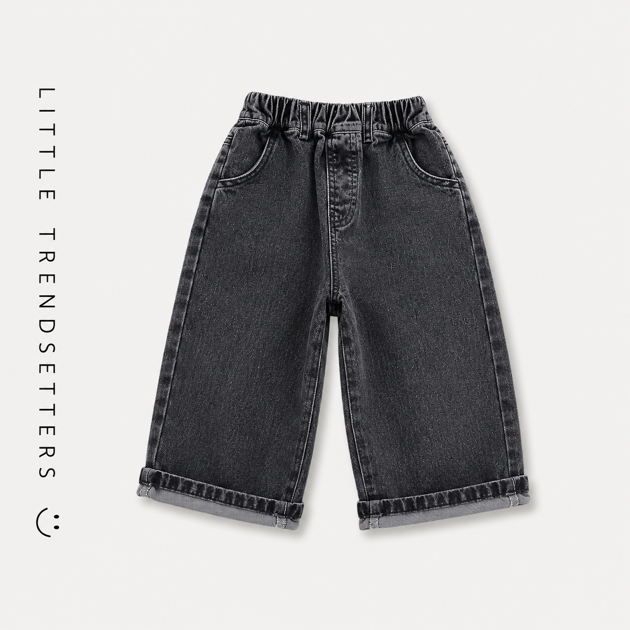 Straight Leg Denim Jeans