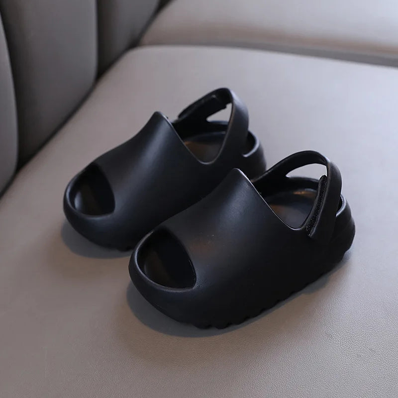 Little Trendsetters Velcro Slipper Sandals