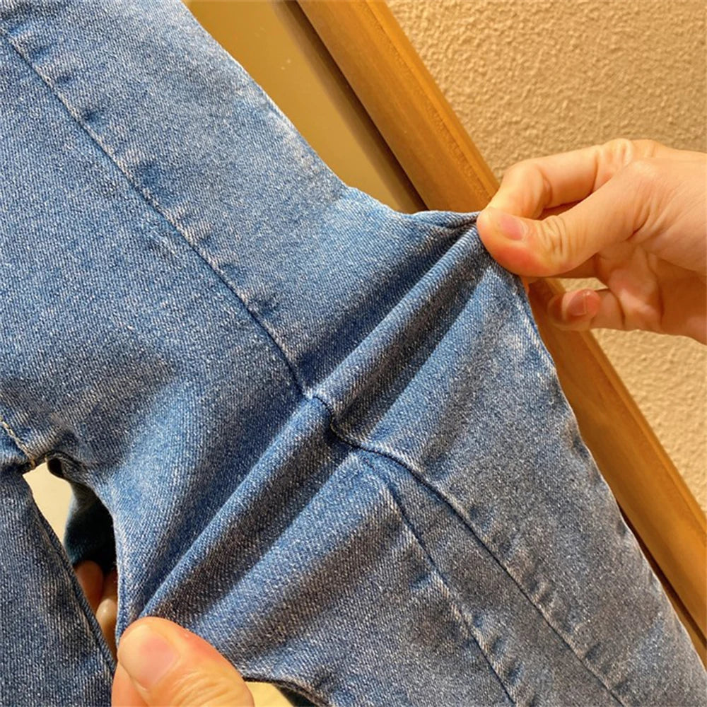 Teddy Blouse & Denim Set