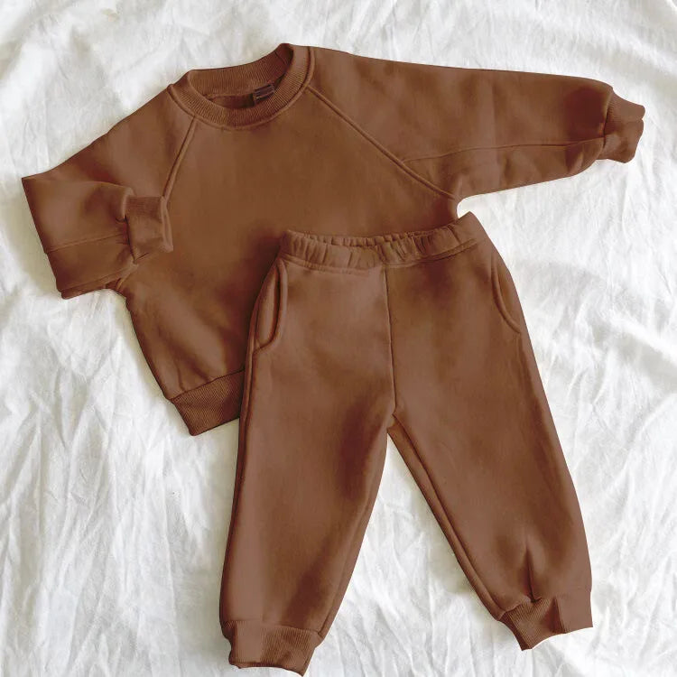 Everyday Neutrals Sweater Tracksuit Set