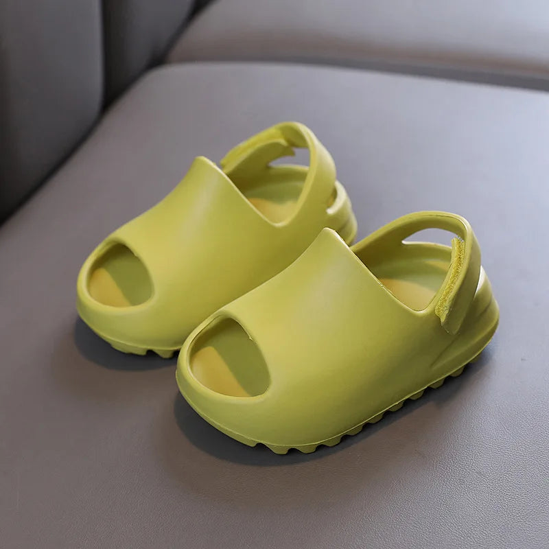 Little Trendsetters Velcro Slipper Sandals
