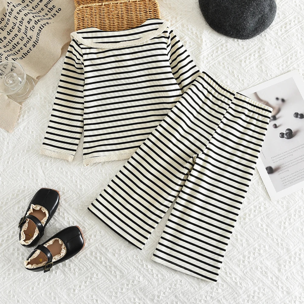 Parisian Stripes Lounge Set