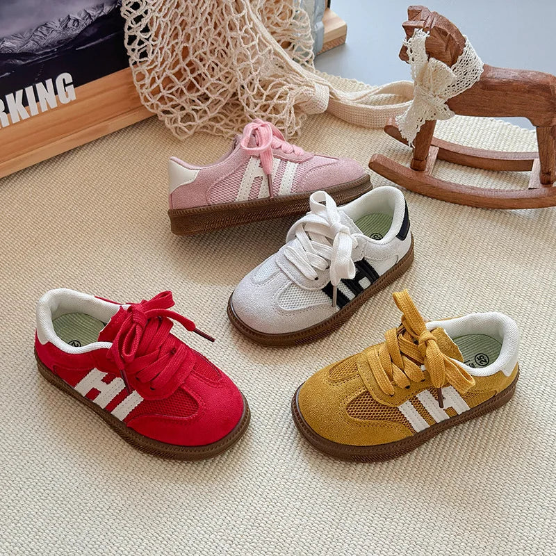 Retro Originals ColourBlock Suede Velcro Trainers