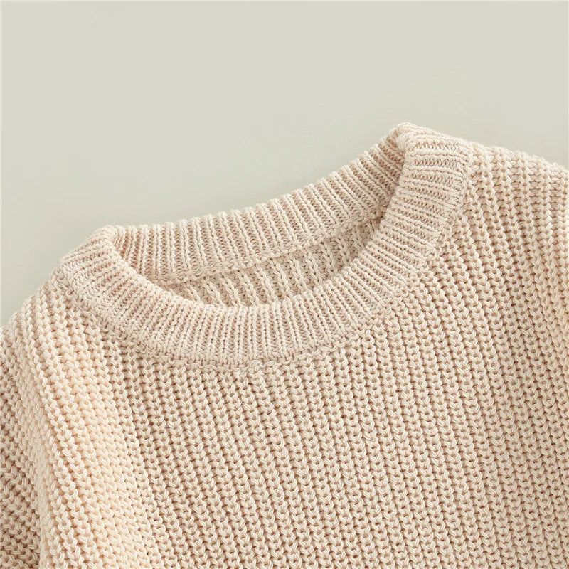 Knitted Long Sleeve Winter Sweater