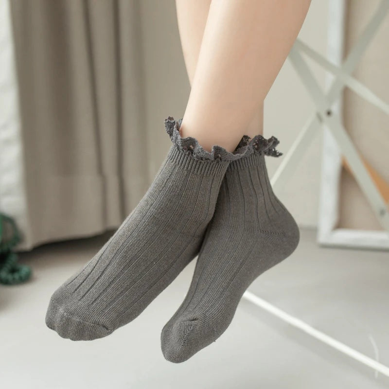 Frill Top Socks