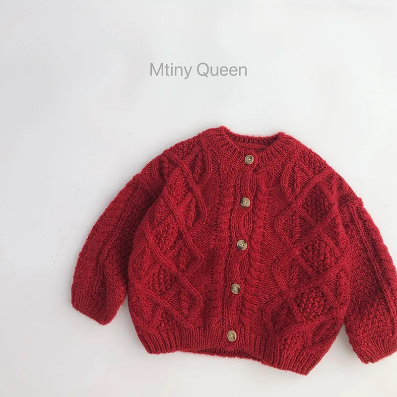 Treasure Weaved Pattern Knitted Cardigan