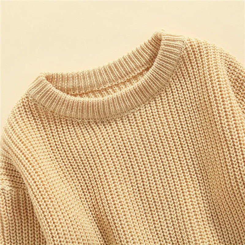 Knitted Long Sleeve Winter Sweater