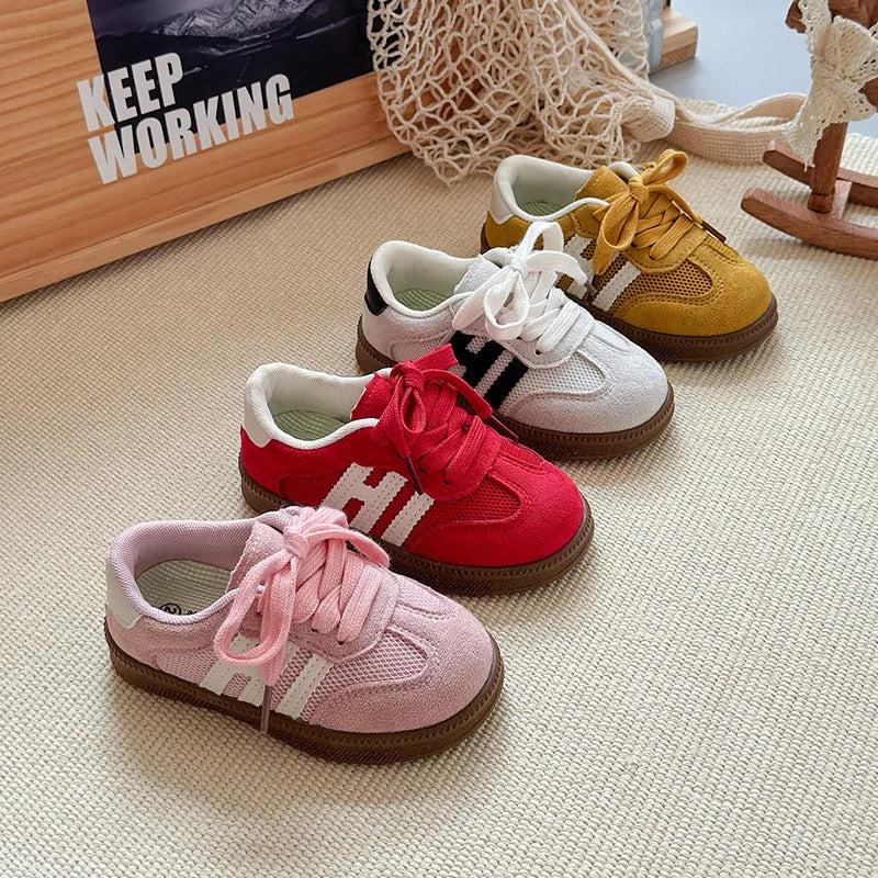 Retro Originals ColourBlock Suede Velcro Trainers