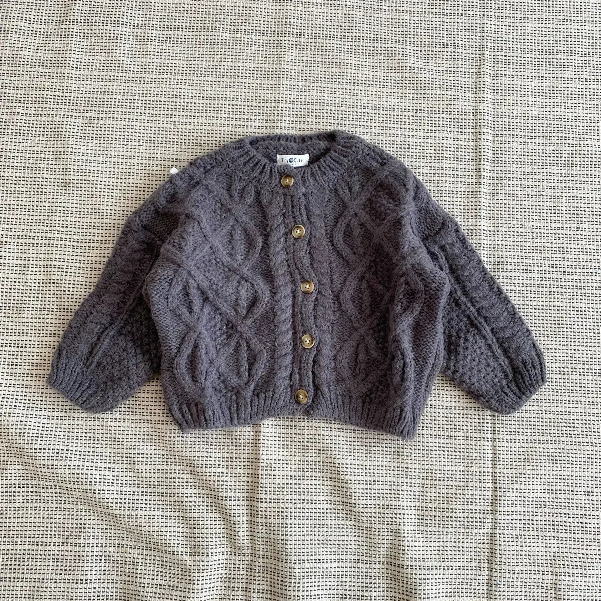 Treasure Weaved Pattern Knitted Cardigan