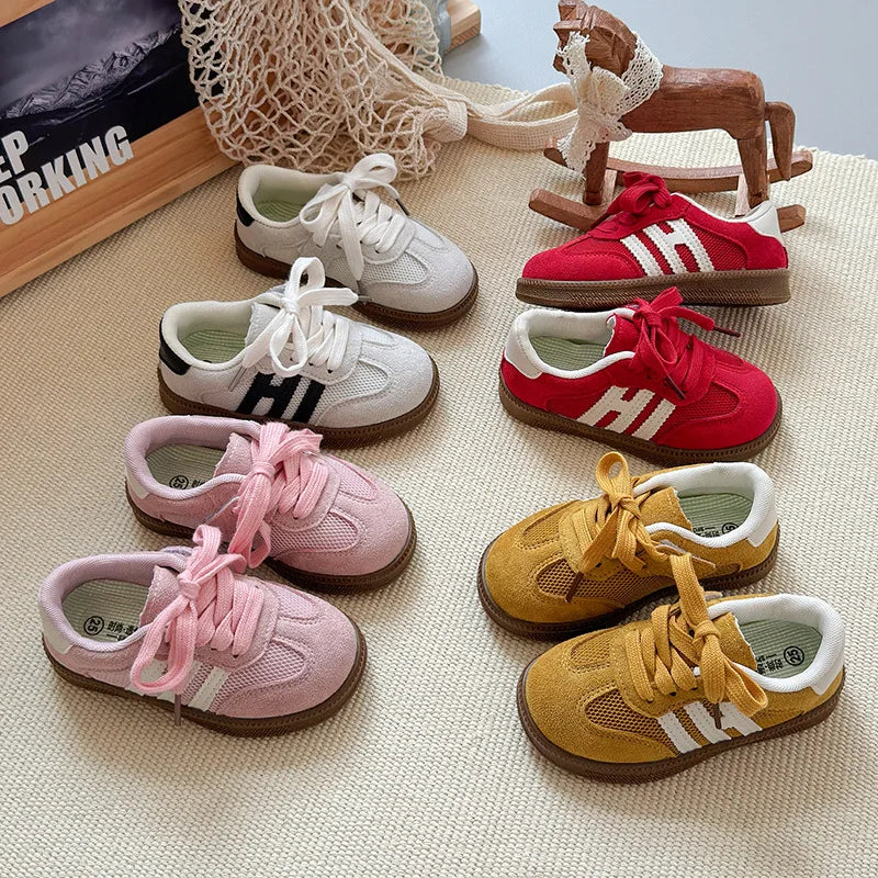 Retro Originals ColourBlock Suede Velcro Trainers