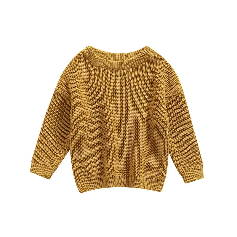 Knitted Long Sleeve Winter Sweater