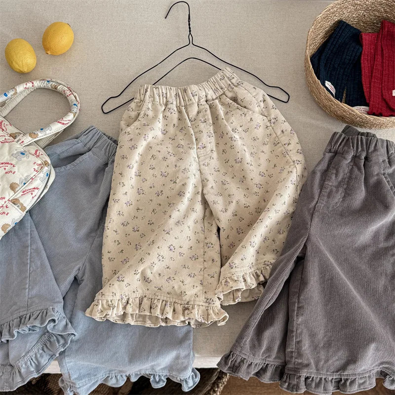 Corduroy Bell Bottom Trousers