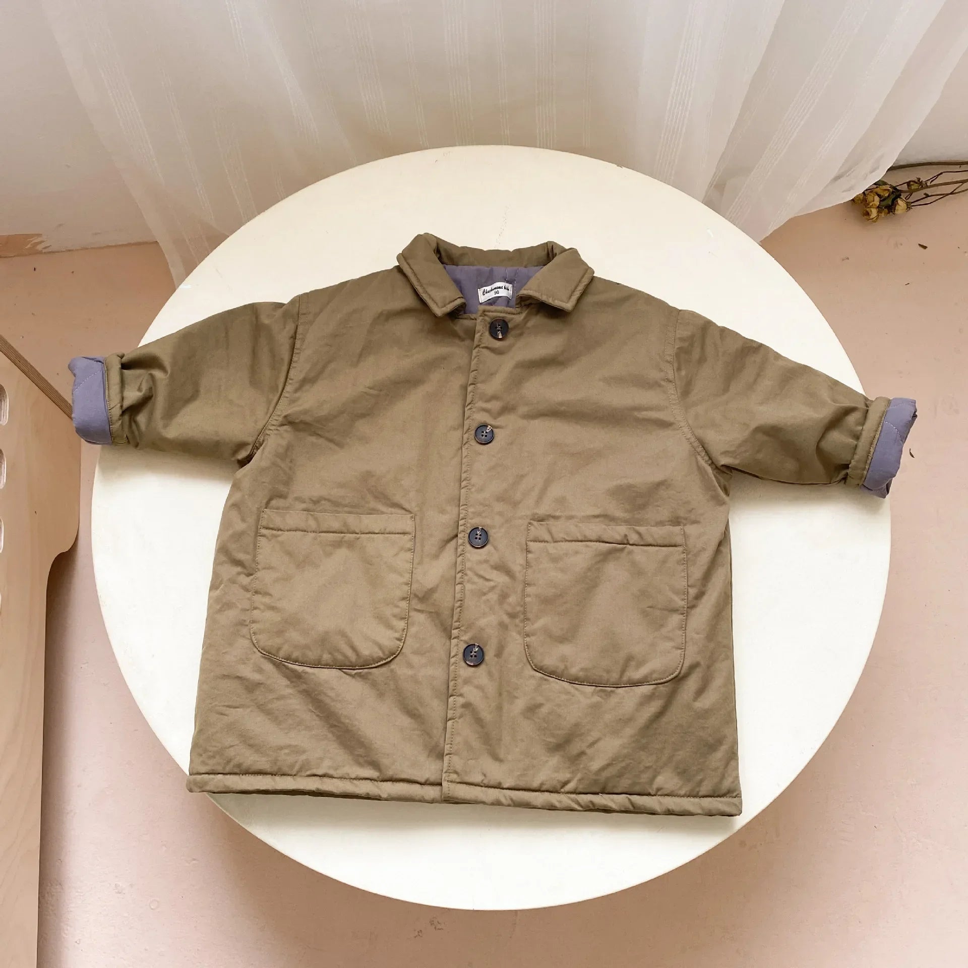 Long Cotton Padded Parka