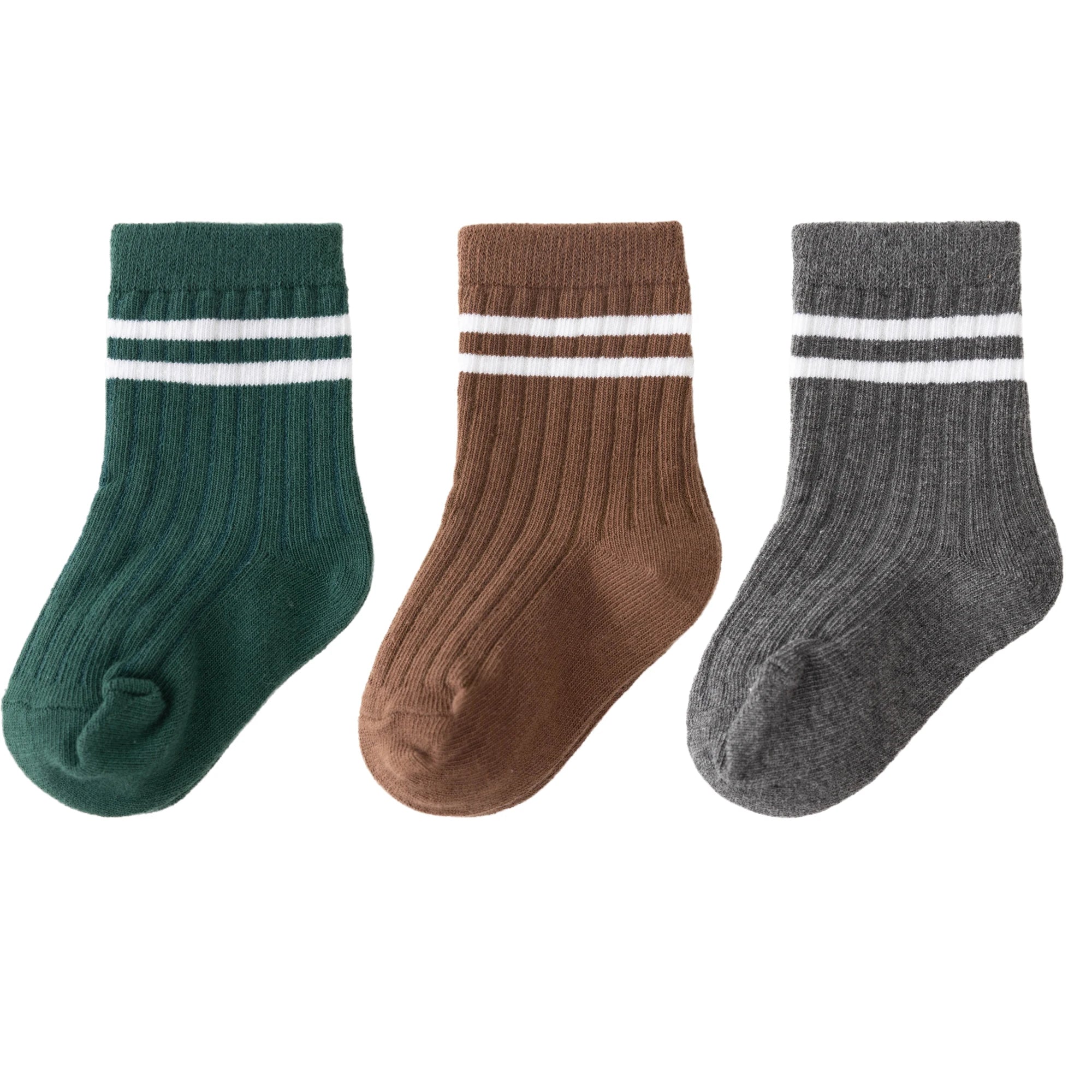 Sporty Stripe Socks (3 Pairs)