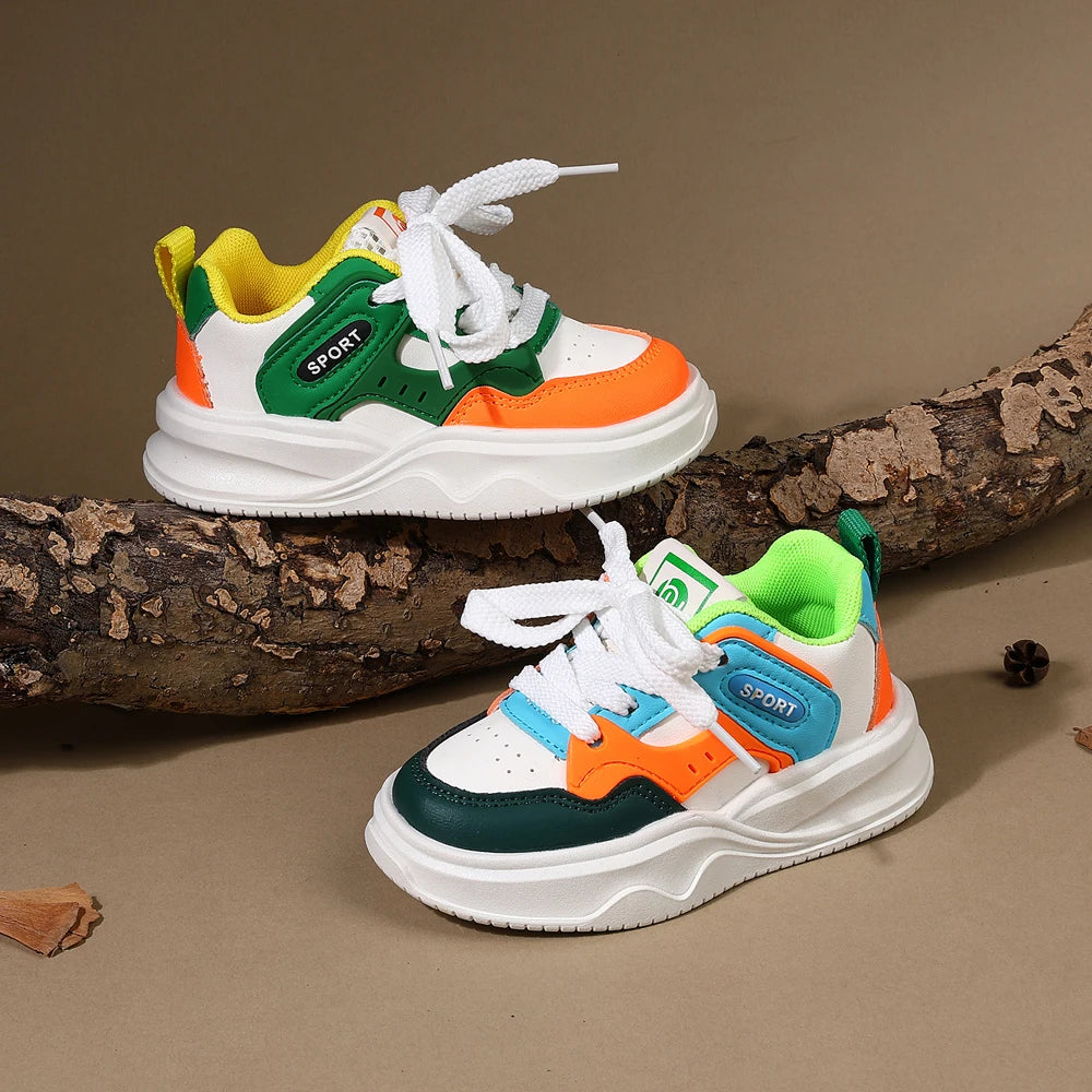 Little Trendsetters Fresh ColourBlock Trainers