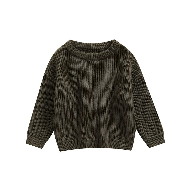 Knitted Long Sleeve Winter Sweater
