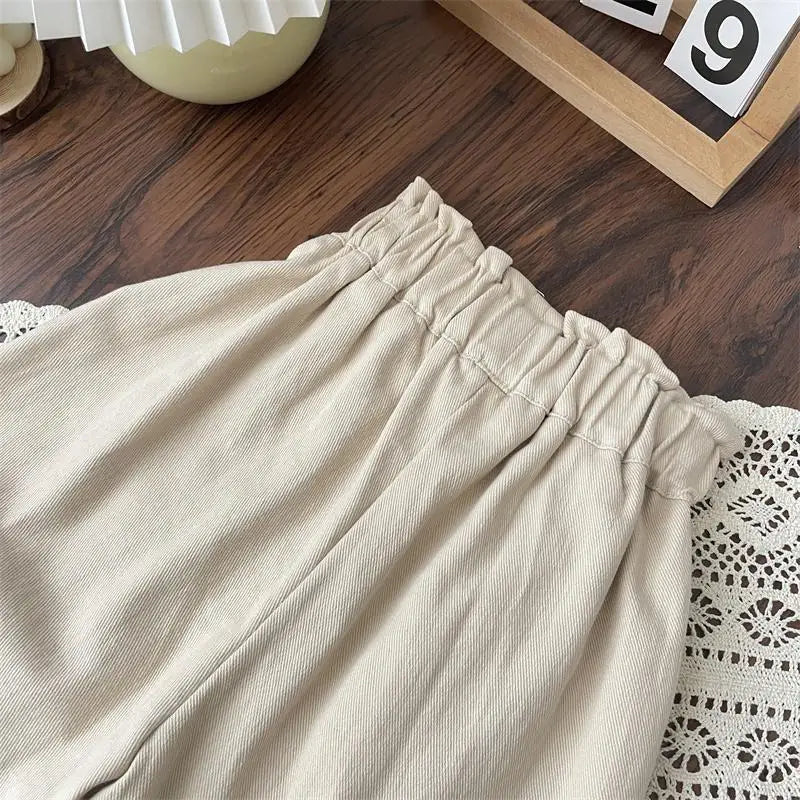 Embroidered Cotton Trousers