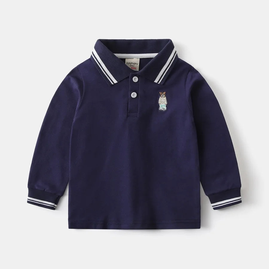 Smart Long Sleeve Polo Shirt