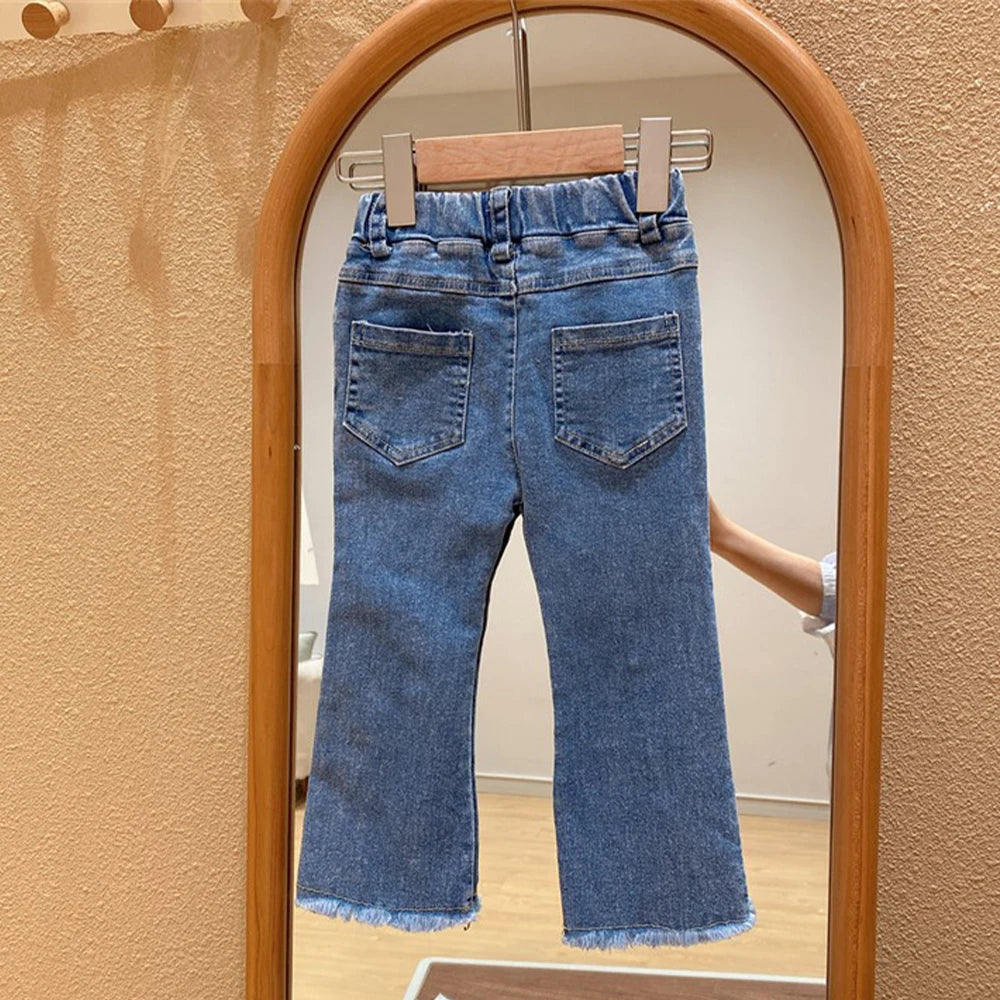 Teddy Blouse & Denim Set