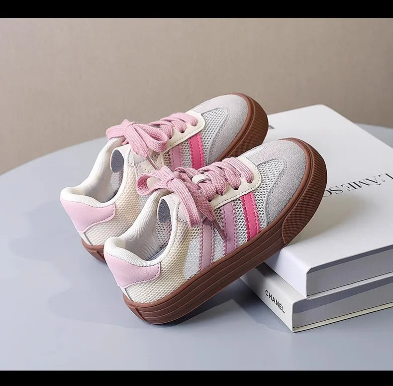 Little Trendsetters Light Weight Mesh Trainers